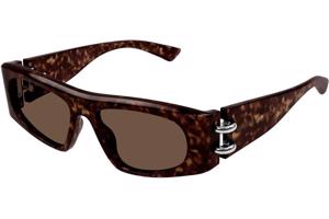 Alexander McQueen AM0471S 002 ONE SIZE (53) Havana Unisex Napszemüvegek