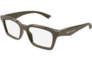 Alexander McQueen AM0476O 005 ONE SIZE (53) Barna Unisex Dioptriás szemüvegek