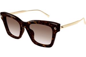 Alexander McQueen AM0483S 002 ONE SIZE (52) Havana Férfi Napszemüvegek