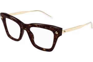 Alexander McQueen AM0484O 006 ONE SIZE (52) Havana Férfi Dioptriás szemüvegek