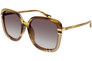 Chloe CH0106SA 006 ONE SIZE (59) Havana Férfi Napszemüvegek