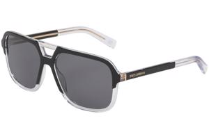 Dolce & Gabbana DG4354 501/81 Polarized M (58) Fekete Női Napszemüvegek