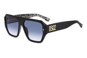 Dsquared2 D20128/S TAY/08 ONE SIZE (58) Fekete Női Napszemüvegek