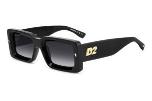 Dsquared2 D20142/S 807/9O ONE SIZE (52) Fekete Női Napszemüvegek