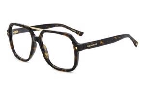 Dsquared2 D20145 086 ONE SIZE (57) Havana Női Dioptriás szemüvegek