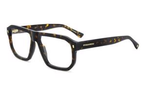 Dsquared2 D20146 086 ONE SIZE (57) Havana Női Dioptriás szemüvegek