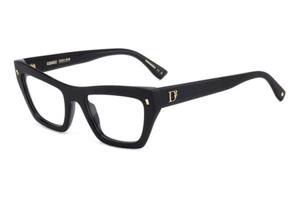 Dsquared2 D20153 807 ONE SIZE (52) Fekete Férfi Dioptriás szemüvegek