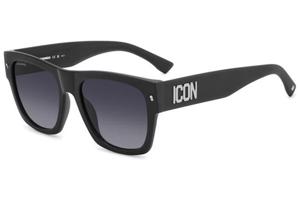 Dsquared2 ICON0004/S P5I/9O ONE SIZE (55) Fekete Női Napszemüvegek