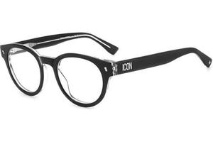 Dsquared2 ICON0014 7C5 ONE SIZE (49) Fekete Női Dioptriás szemüvegek