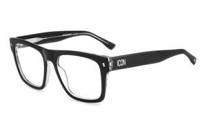 Dsquared2 ICON0018 7C5 L (54) Fekete Női Dioptriás szemüvegek