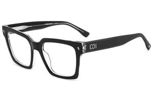 Dsquared2 ICON0019 7C5 ONE SIZE (52) Fekete Férfi Dioptriás szemüvegek