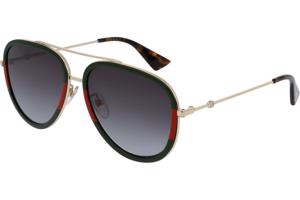 Gucci GG0062S 003 ONE SIZE (57) Zöld Férfi Napszemüvegek