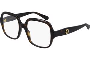 Gucci GG0799O 002 ONE SIZE (53) Havana Férfi Dioptriás szemüvegek