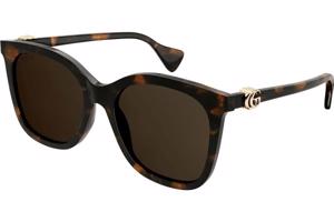 Gucci GG1071S 002 ONE SIZE (55) Havana Férfi Napszemüvegek