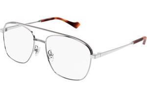 Gucci GG1103O 003 ONE SIZE (57) Ezüst Női Dioptriás szemüvegek