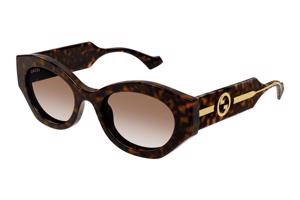 Gucci GG1553S 002 ONE SIZE (52) Havana Férfi Napszemüvegek