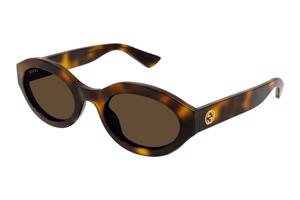 Gucci GG1579S 002 ONE SIZE (53) Havana Férfi Napszemüvegek