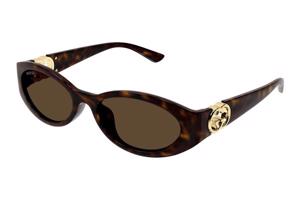 Gucci GG1662SA 002 ONE SIZE (56) Havana Férfi Napszemüvegek