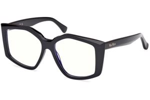 Max Mara MM5162-B 001 blue-light [non-prescription] ONE SIZE (53) Fekete Férfi Dioptriás szemüvegek