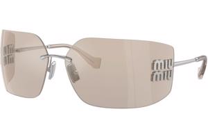 Miu Miu MU54YS 1BC10F ONE SIZE (80) Ezüst Férfi Napszemüvegek