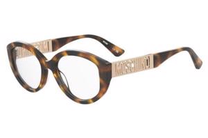 Moschino MOS640 086 ONE SIZE (52) Havana Férfi Dioptriás szemüvegek