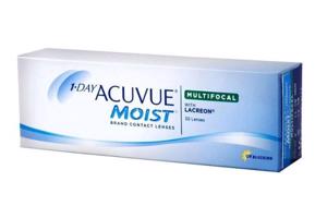 Napi 1 Day Acuvue Moist Multifokális With Lacreon (30 lencse)