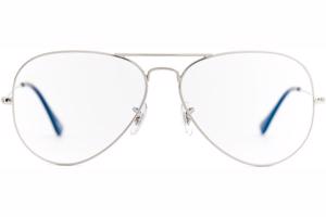 OiO by eyerim Nash Silver blue-light [non-prescription] ONE SIZE (60) Ezüst Unisex Dioptriás szemüvegek