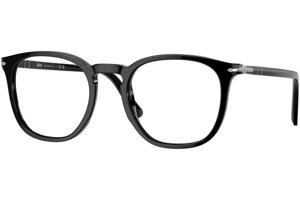 Persol PO3318V 95 M (49) Fekete Unisex Dioptriás szemüvegek