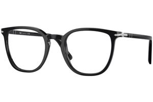 Persol PO3338V 95 L (52) Fekete Unisex Dioptriás szemüvegek