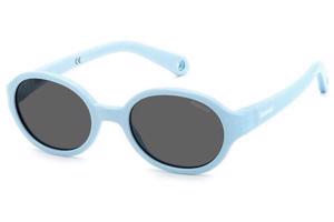 Polaroid Junior PLDK004/S MVU/M9 Polarized ONE SIZE (42) Kék Gyermek Napszemüvegek