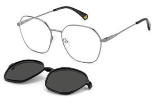 Polaroid PLD6183/CS V81/M9 Polarized ONE SIZE (56) Ezüst Unisex Dioptriás szemüvegek