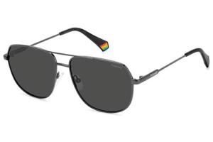 Polaroid PLD6195/S/X KJ1/M9 Polarized ONE SIZE (58) Ezüst Unisex Napszemüvegek