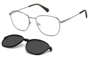 Polaroid PLD6205/CS V81/M9 Polarized ONE SIZE (55) Ezüst Unisex Dioptriás szemüvegek