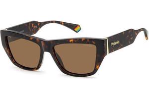 Polaroid PLD6210/S/X 086/SP Polarized ONE SIZE (55) Havana Férfi Napszemüvegek