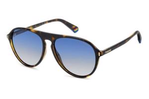 Polaroid PLD6225/S 086/Z7 Polarized ONE SIZE (57) Havana Női Napszemüvegek