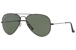 Ray-Ban Aviator Classic RB3025 002/58 Polarized L (62) Fekete Unisex Napszemüvegek