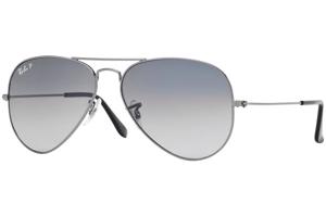 Ray-Ban Aviator Gradient RB3025 004/78 Polarized L (62) Ezüst Unisex Napszemüvegek