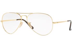 Ray-Ban Aviator Optics RX6489 2500 L (58) Arany Unisex Dioptriás szemüvegek