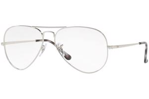 Ray-Ban Aviator Optics RX6489 2501 L (58) Ezüst Unisex Dioptriás szemüvegek