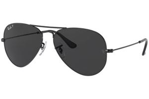 Ray-Ban Aviator RB3025 002/48 Polarized M (58) Fekete Unisex Napszemüvegek