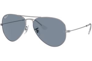 Ray-Ban Aviator RB3025 003/02 Polarized M (58) Ezüst Unisex Napszemüvegek