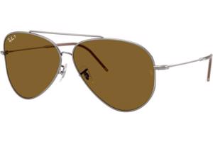 Ray-Ban Aviator Reverse RBR0101S 004/83 Polarized L (62) Ezüst Unisex Napszemüvegek