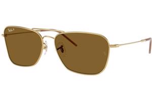 Ray-Ban Caravan Reverse RBR0102S 001/83 Polarized L (61) Arany Unisex Napszemüvegek