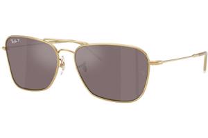 Ray-Ban Caravan Reverse RBR0102S 001/LB Polarized L (61) Arany Unisex Napszemüvegek