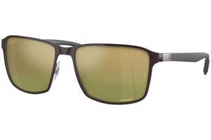 Ray-Ban Chromance Collection RB3721CH 188/6O Polarized ONE SIZE (59) Barna Unisex Napszemüvegek