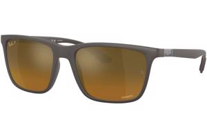 Ray-Ban Chromance Collection RB4385 6124A3 Polarized ONE SIZE (58) Barna Női Napszemüvegek