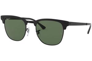 Ray-Ban Clubmaster Metal RB3716 186/58 Polarized ONE SIZE (51) Fekete Unisex Napszemüvegek