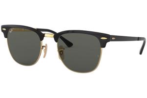 Ray-Ban Clubmaster Metal RB3716 187/58 Polarized ONE SIZE (51) Fekete Unisex Napszemüvegek