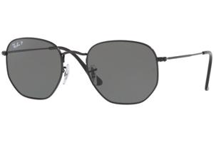 Ray-Ban Hexagonal Flat Lenses RB3548N 002/58 Polarized L (54) Fekete Unisex Napszemüvegek