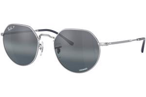 Ray-Ban Jack Chromance Collection RB3565 9242G6 Polarized M (53) Ezüst Unisex Napszemüvegek